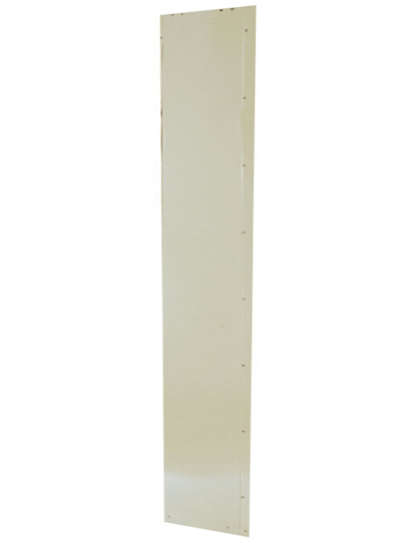 Panneau d'extrémité exposé universel de calibre 18, Brun clair, P 18 po x H 60 po