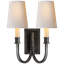 Thomas O'Brien Modern Library Double Sconce-89223524-51176994