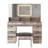 Large Makeup Vanity Set with Lights, USB & Power Outlet and 9 Drawers-858026952