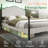 Lark Manor Upholstered Bed Frame With 51.2" Tall Headboard, Metal Four Poster/LED/Easy Assembly-1656698084-1657151438