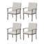 Chaises de patio en aluminium 4 pièces avec coussins Colby-1202566444