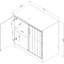 Braydin 2 Door Storage Cabinet - Pure White