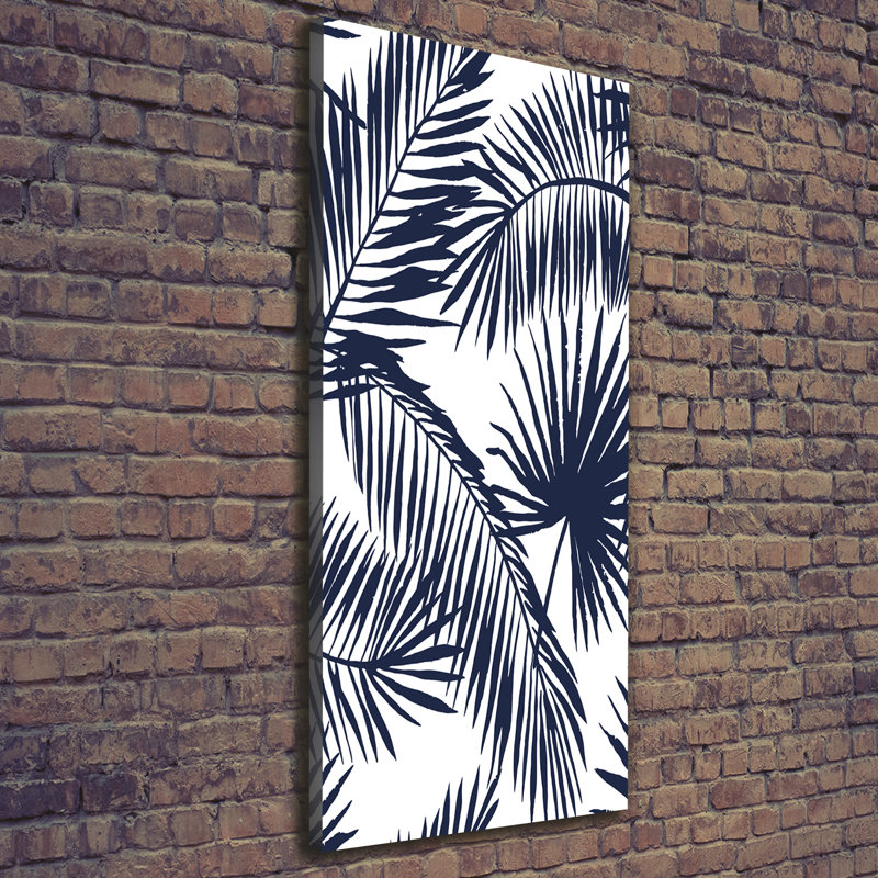 Leaves Of Palm - Wrapped Canvas Print