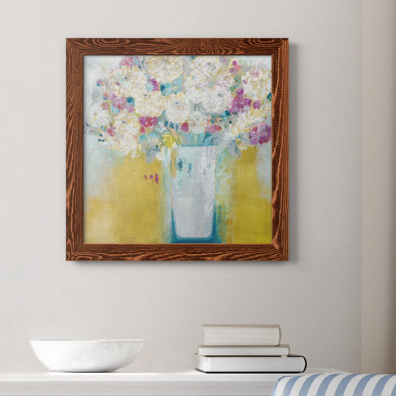 Toile encadrée de qualité supérieure Morning Morning, H 20 po x l 20 po x P 1,5 po, Érable encadré