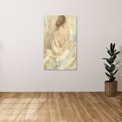 "Abstract Figure Study I" by Albena Hristova Print on Canvas