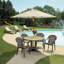 Chaise de patio empilable Sumatra-412877417