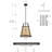 Bixler 1 - Light Matte Black Pendant