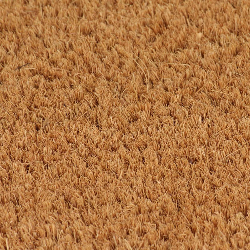 Non-Slip No Pattern Doormat, Brown, 80cm W x 100cm L
