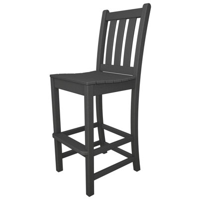 Lakeside POLYWOOD Traditional Garden Bar Side Chair by POLYWOOD