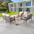 Aalaysia 7-Piece Outdoor Wicker Conversation Set