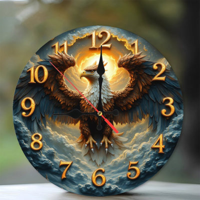 Horloge murale aigle