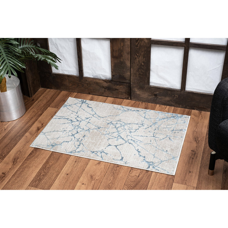 Stain Area Rug 2.58 Ft. X 7.25 - Breathable Modern , , Smooth Texture, Runner 2'6" x 7'5"