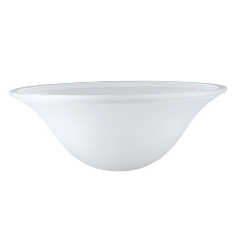 Abat-jour en verre 13,25 po pour l'intérieur