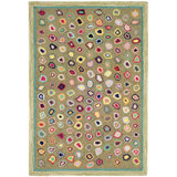 Cat'S Paw Sage Hand Micro Hooked Wool Rug