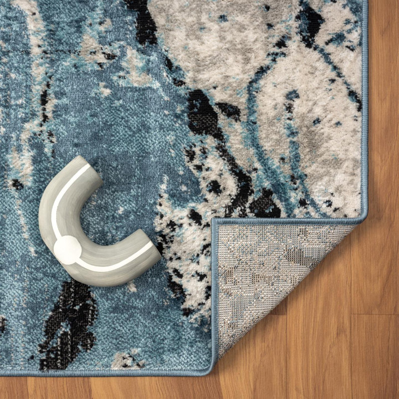 Abstract Indoor Rug, Rectangle 6' x 9'