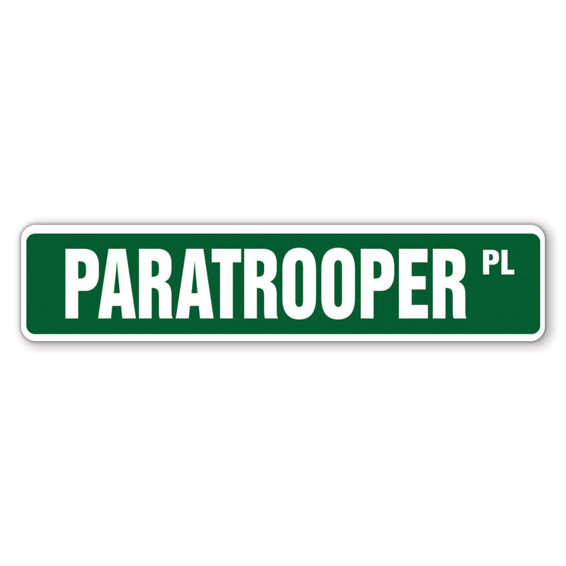 Plaque de rue Layoune, H 4 po x l 18 po x P 0,1 po