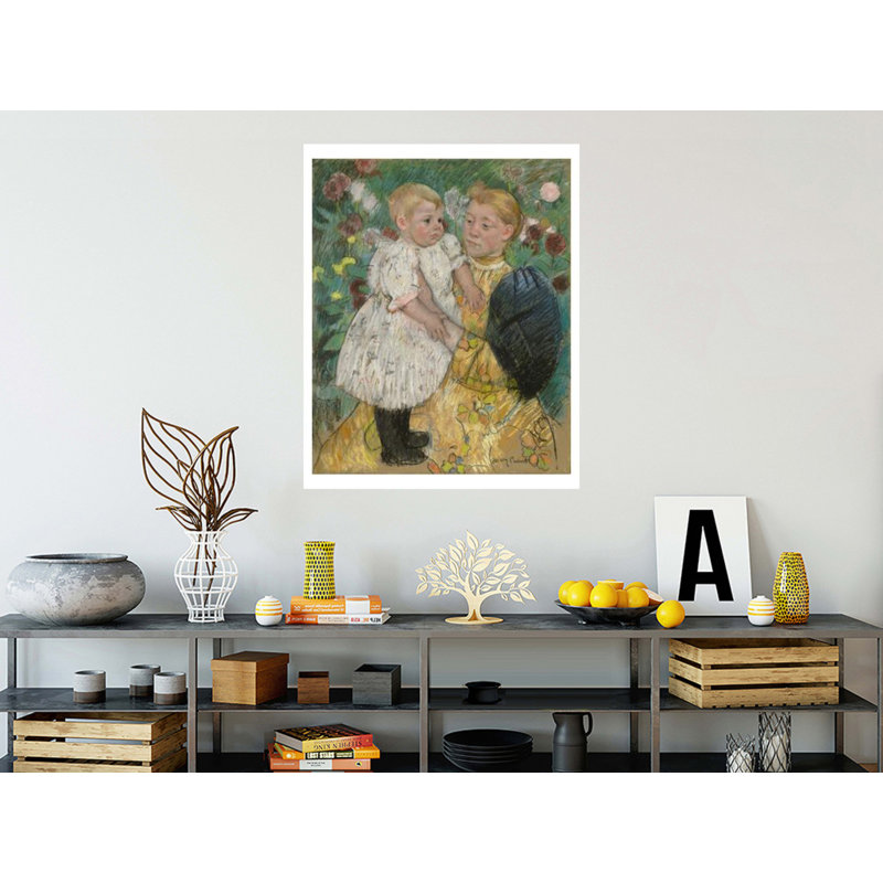 «In the Garden» par Mary Cassatt - Impression giclée, H 40 po x l 32 po