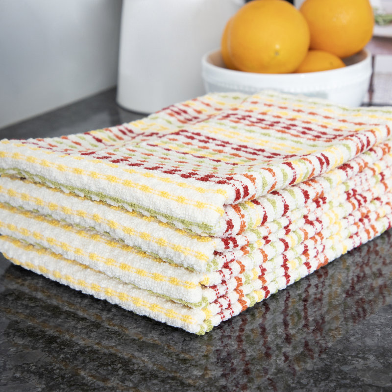 RITZ Cotton Pebble Bar Mop Towels, Fall