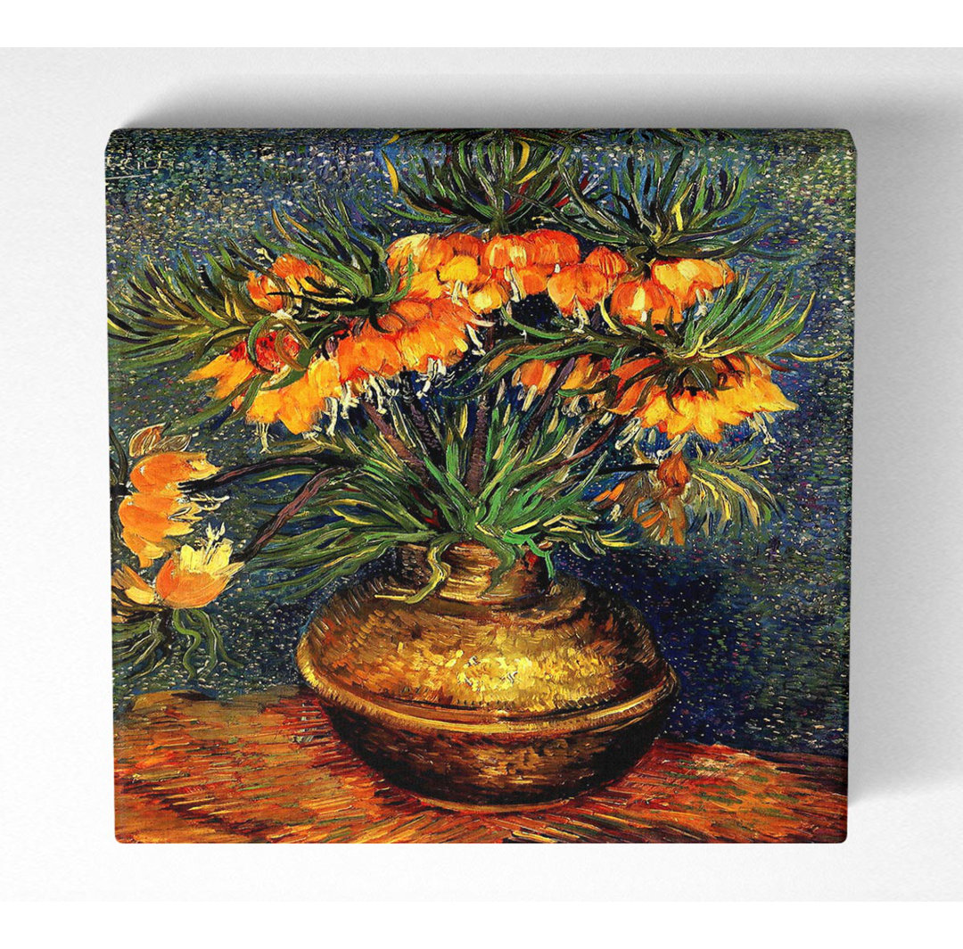 Van Gogh Fritillaries In A Copper Vase - Kunstdrucke auf Leinwand