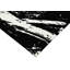 Hand Knotted Abstract Area Rug in Black/White-1558404879