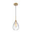 Luminaire suspendu en verre martelé moderne 1 lumière-1825820586