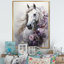 Majestic Flower Beauty Horse