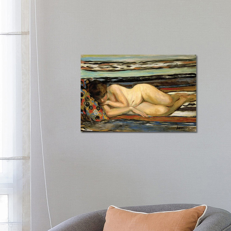Henri Lebasque - Wrapped Canvas Painting, 66.04 cm H x 45.72 cm W x 1.91 cm D
