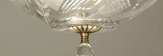 Crystal Semi Flush Mount