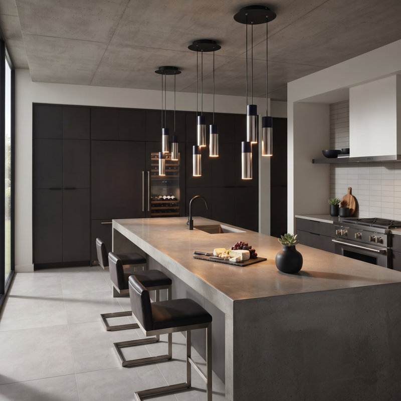 Costigan 3 - Light Cluster Pendant, Nickel