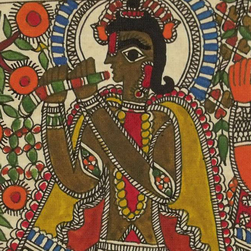Krishna the cowherd-impression sur papier