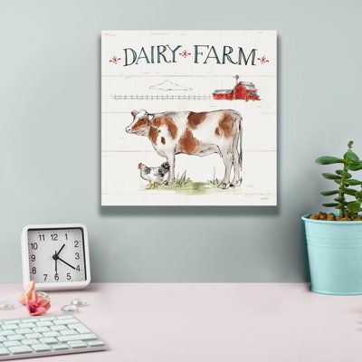 'Down On The Farm 4' by Anne Tavoletti Canvas Wall Art