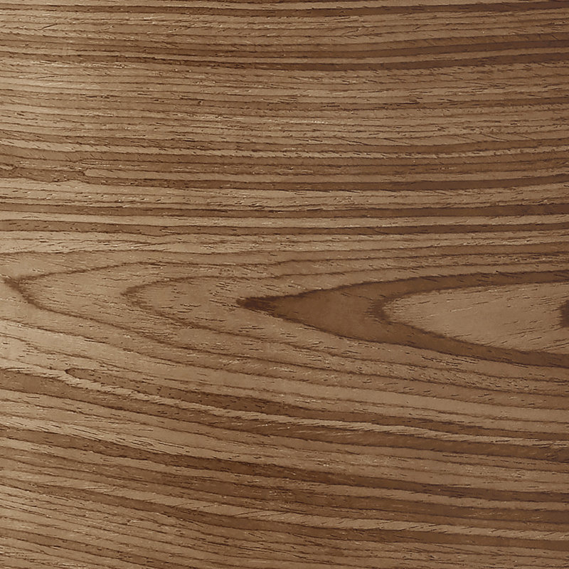 Tabouret de bar pivotant à hauteur de comptoir ou de bar avec dossier bas ouvert en similicuir et bois, Brun, Noyer