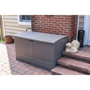 Domi Deck Box 200 Gallon, Lockable Outdoor Waterproof Storage Box Large  Outside Storage Container Bin for Bedroom Pillow, Garden Tool, Children's  Toy, and Sport Equipment, Dark Gray - Yahoo Shopping