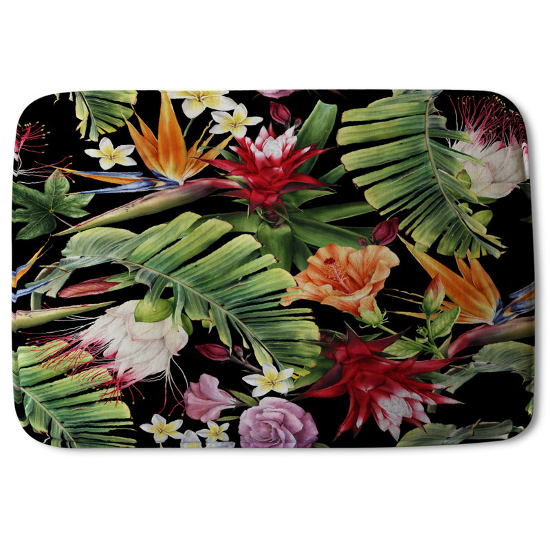 Keesha Memory Foam Non-Slip Bath Rug