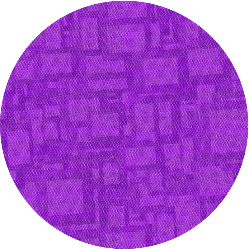 Abstract Indoor Rug, Round 6'