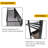 88cm H X 62cm W Garage Tools Storage Cart