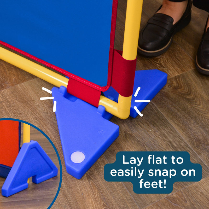 Rectangle Playpanel - With Feet, Blue