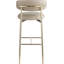 Tabouret de bar rembourré en cuir Lupita-840074833-840074834