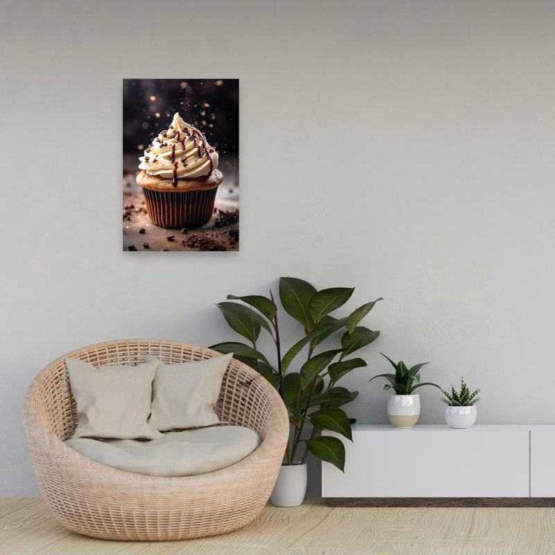 Art mural contemporain Decadent, 24" H x 16" W