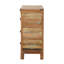 Armoire d'appoint 4 tiroirs en bois récupéré massif brun