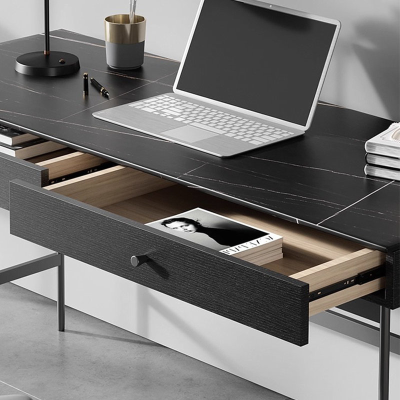 Petit bureau de style italien, H 31,89 po x l 55,12 po x P 23,62 po