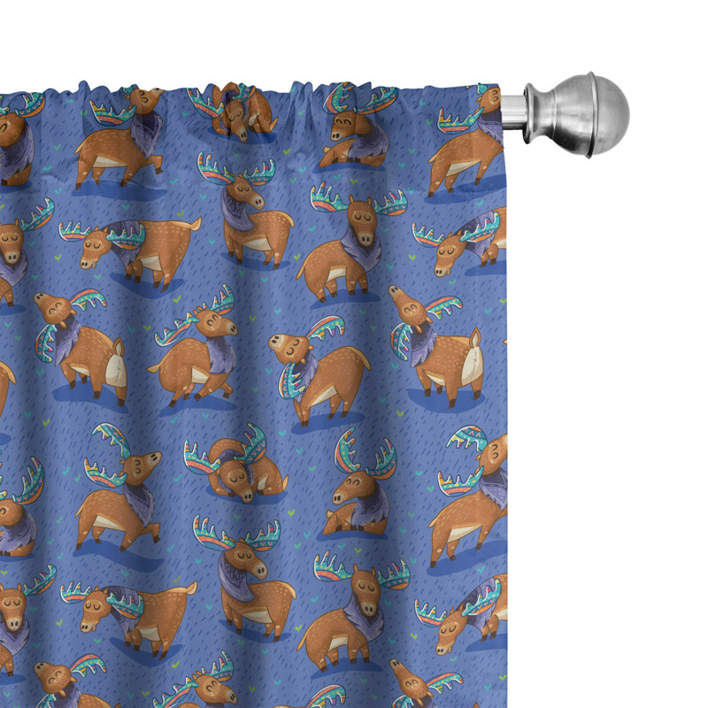 Moose Semi-Sheer Rod Pocket Sliding Panel, 28" x 84"