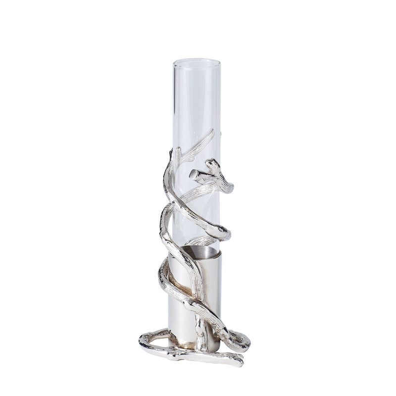 Branch Bud Vase-Nickel
