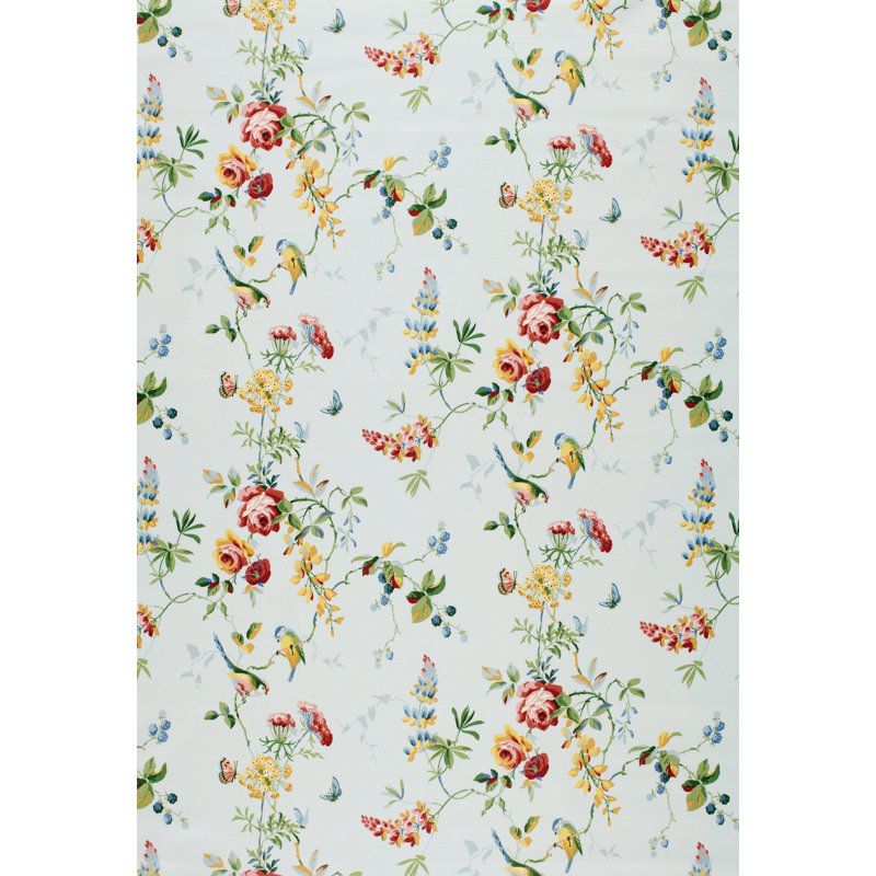 Tissu floral mésange, Ciel
