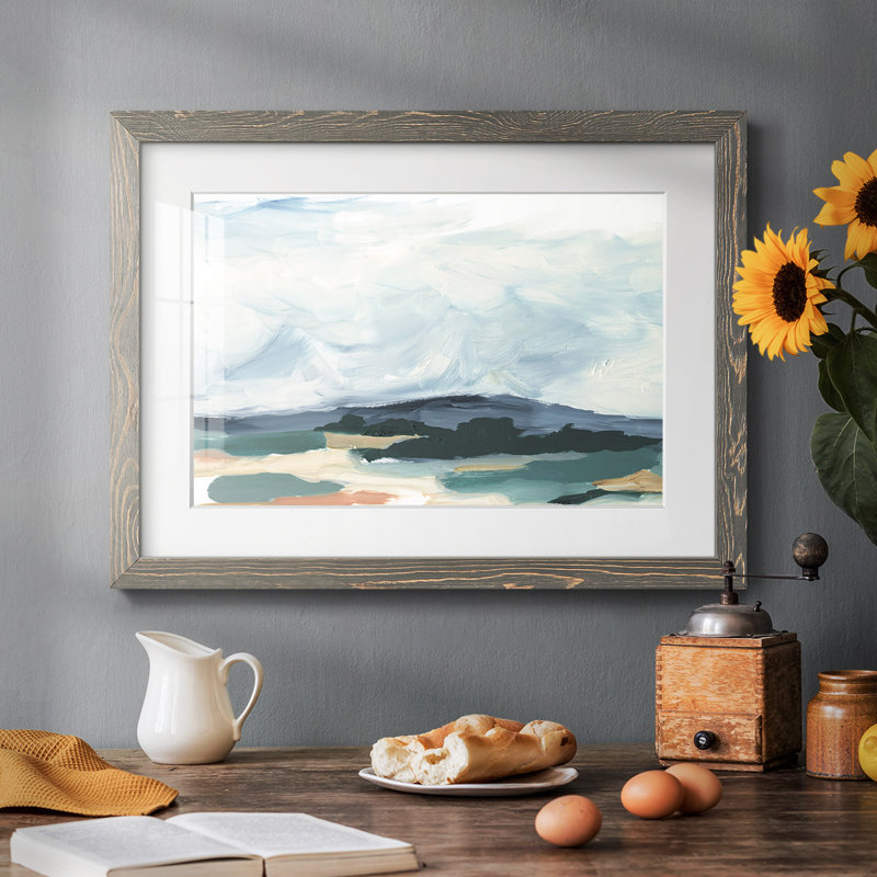Pastel Vista I, Gris, H 22 po x l 32 po x P 1,5 po