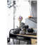 Lot de 2 décorations citrouilles d'Halloween en tissu rayées noires, citrouilles rayées pour table et tablette