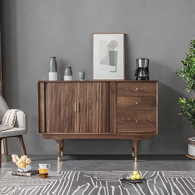 Simple modern Nordic sideboard cabinet
