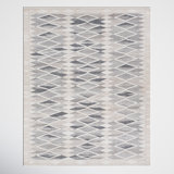 Gilson Geometric Hand Woven Light Gray/Beige/Cream Area Rug