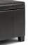 Repose-pieds rectangulaire avec rangement relevable Dover-1897544019