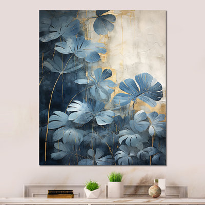 «White and Blue Tropical Expression» sur
